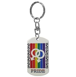 Gay Pride Key Chain